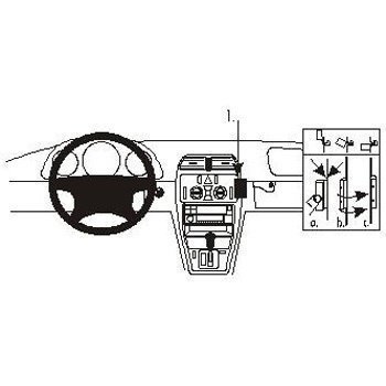 Brodit 852649 ProClip Mercedes Benz CLK-Class 97-01