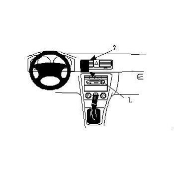 Brodit 852668 ProClip Skoda Octavia Tour 99-06