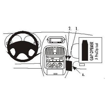 Brodit 852712 ProClip Mitsubishi Carisma 99-05