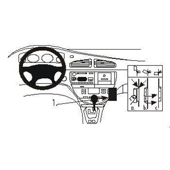 Brodit 852722 ProClip Jaguar S-Type 99-01