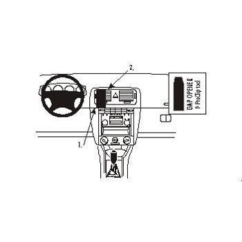 Brodit 852803 ProClip Skoda Fabia 00-07