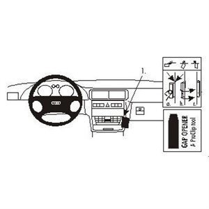 Brodit 852857 ProClip Audi A3 01-02