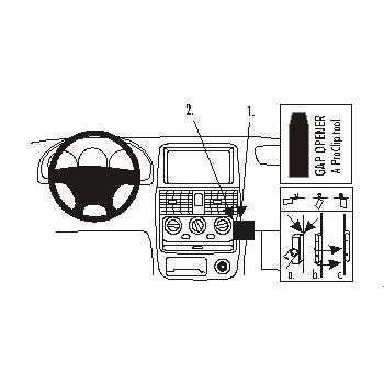 Brodit 852940 ProClip Kia Carens 01-02