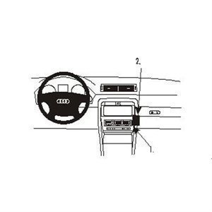 Brodit 853092 ProClip Audi A4 Cabriolet 02-07